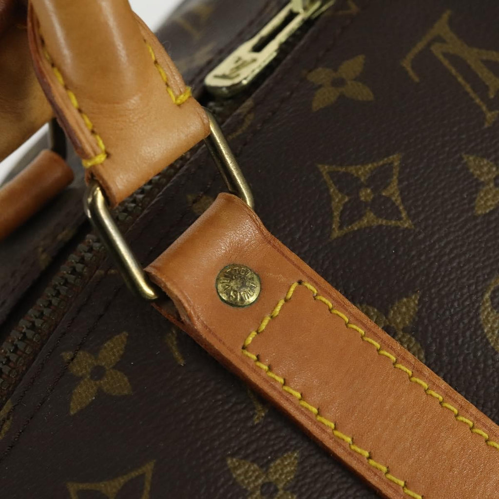 Louis Vuitton Keepall Bag Monogram Canvas Brown Canvas Travel Bag