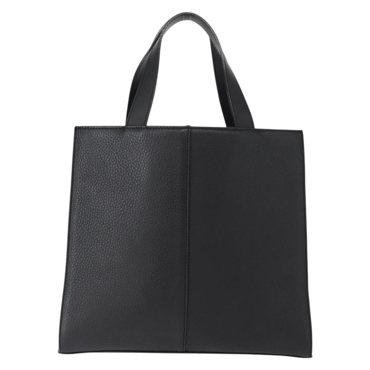 Burberry Vintage Handbag Leather Black Leather Handbag