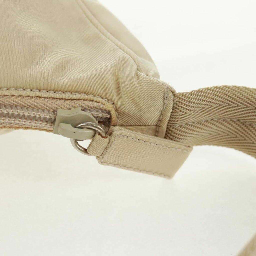 Prada Hobo Tessuto Beige Nylon Handbag