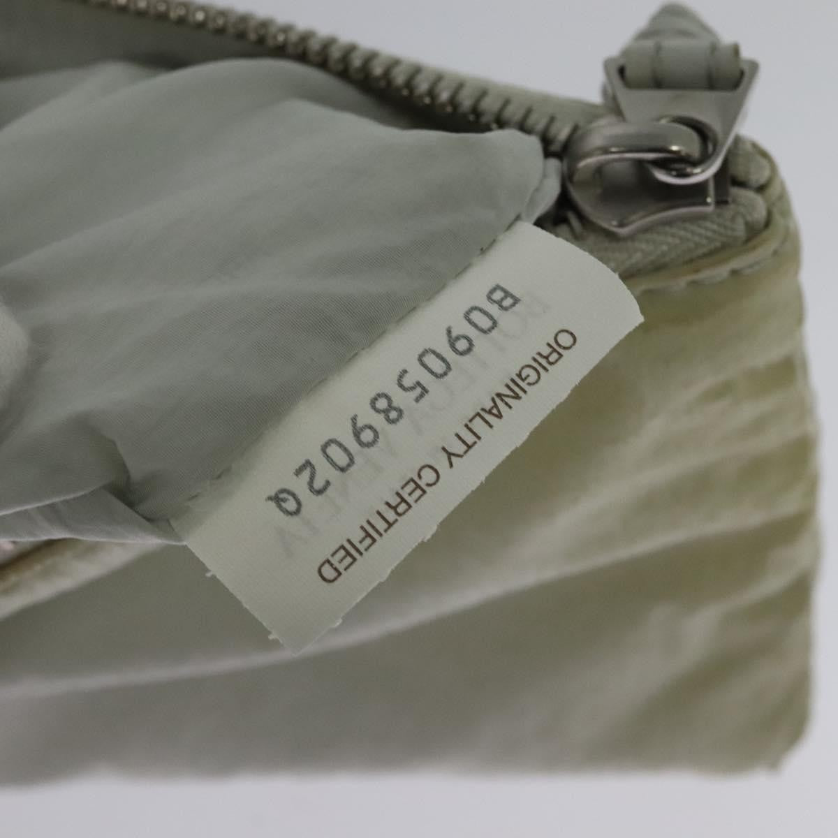 Bottega Veneta Padded Tech Cassette Crossbody Bag Intrecciato Nylon Gray Nylon Shoulder Bag Bag