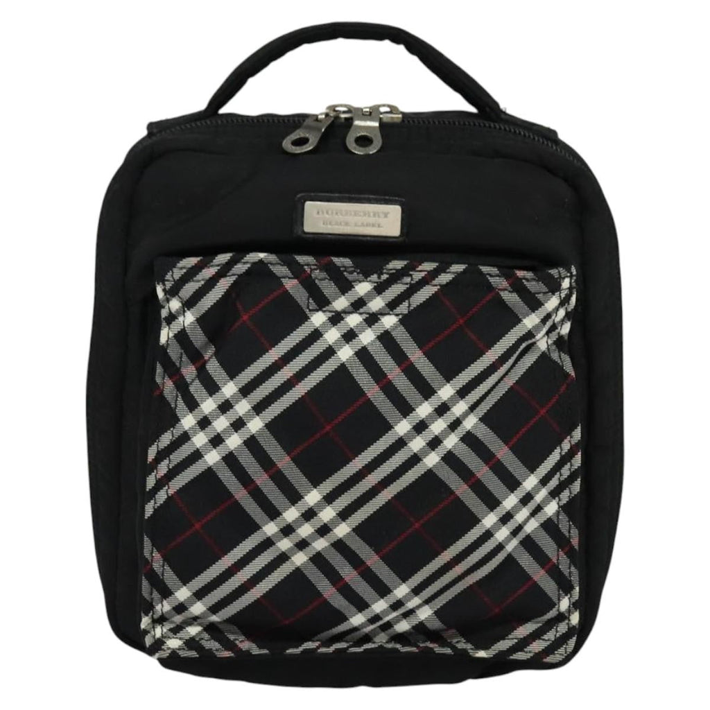 Burberry Nova Check Black Label Nylon Black Nylon Shoulder Bag