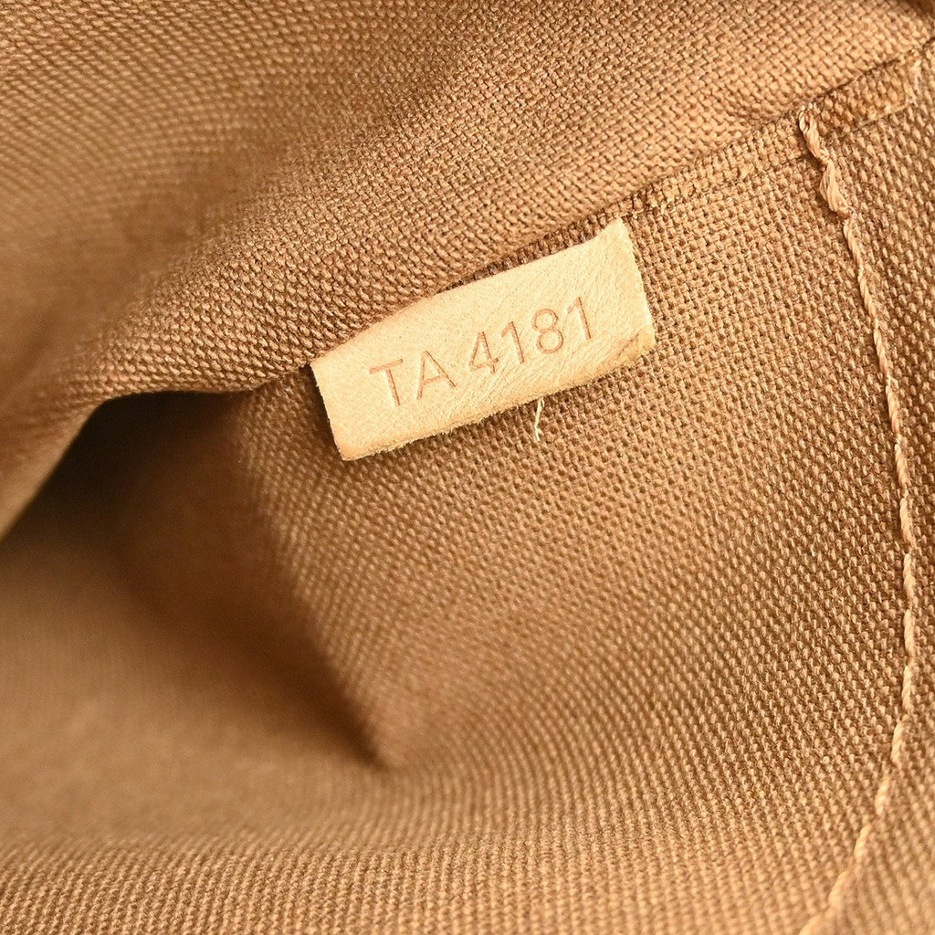Louis Vuitton Palermo Handbag Monogram Canvas Brown Canvas Tote Bag