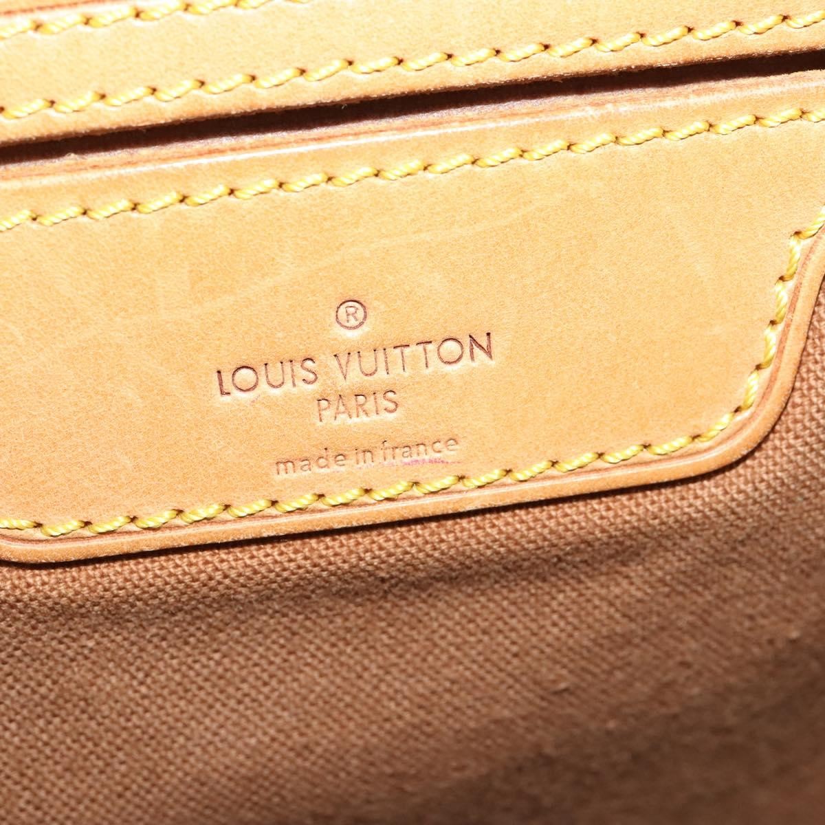 Louis Vuitton Ballade Handbag Monogram Canvas Brown Canvas Shoulder Bag