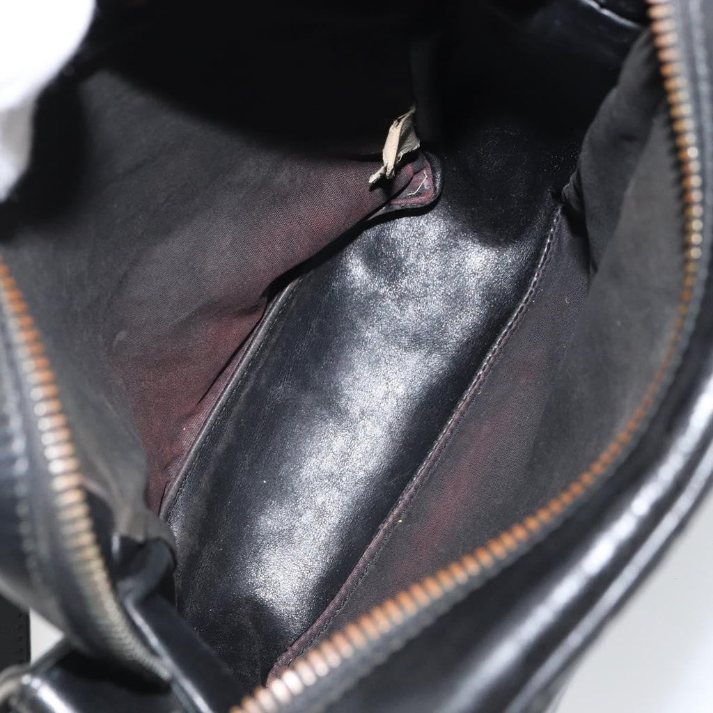 Bottega Veneta Intrecciato Shoulder Bag Leather Black Leather Shoulder Bag Bag