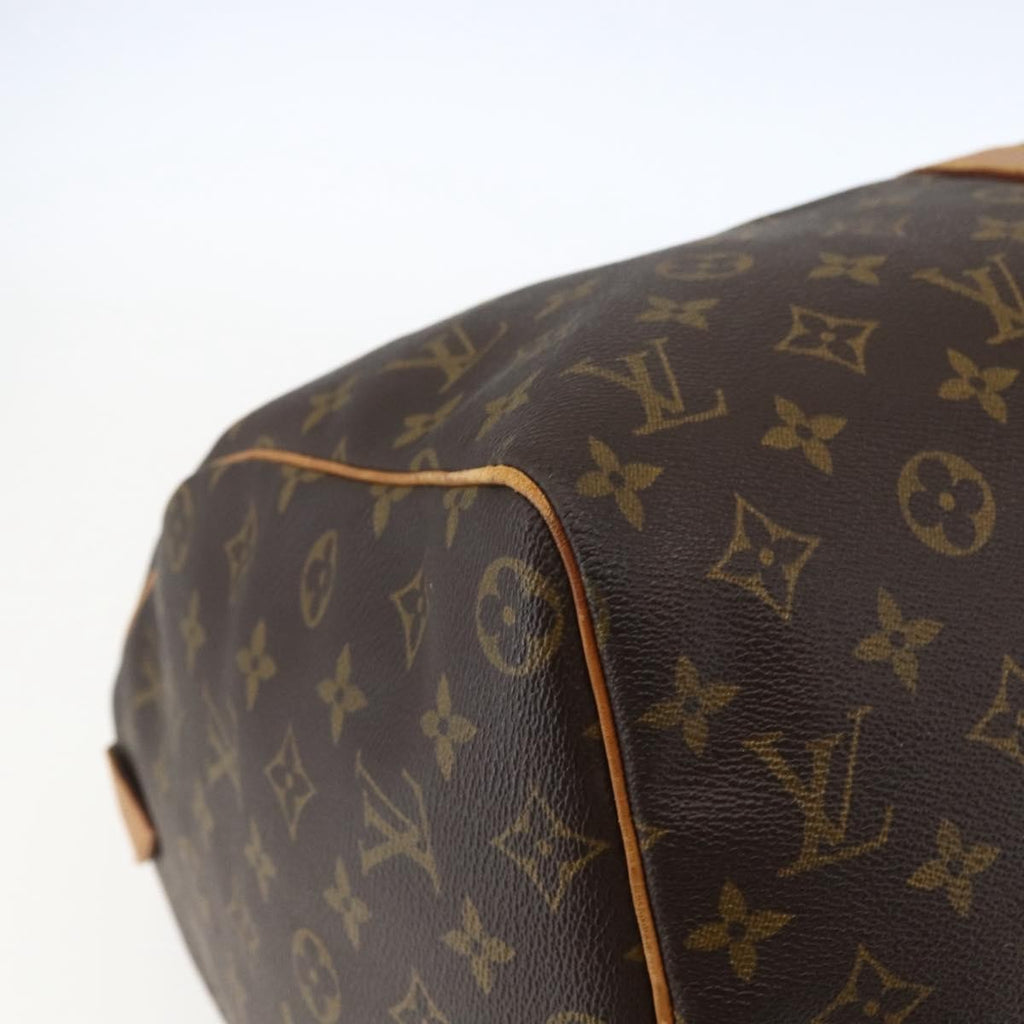 Louis Vuitton Keepall Bag Monogram Canvas Brown Canvas Travel Bag