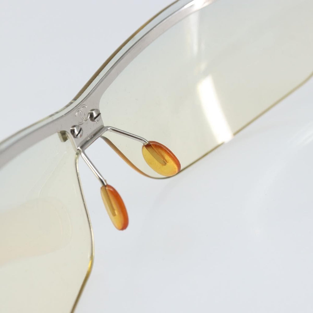Chanel Logo Cc Sunglasses Metal Silver Metal Sunglasse Accessory