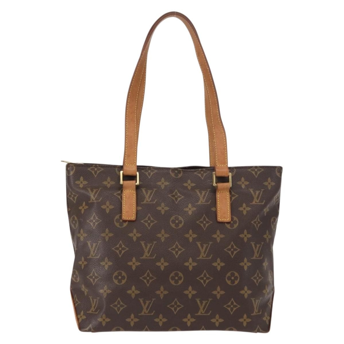 Louis Vuitton Cabas Mezzo Monogram Canvas Brown Canvas Tote Bag