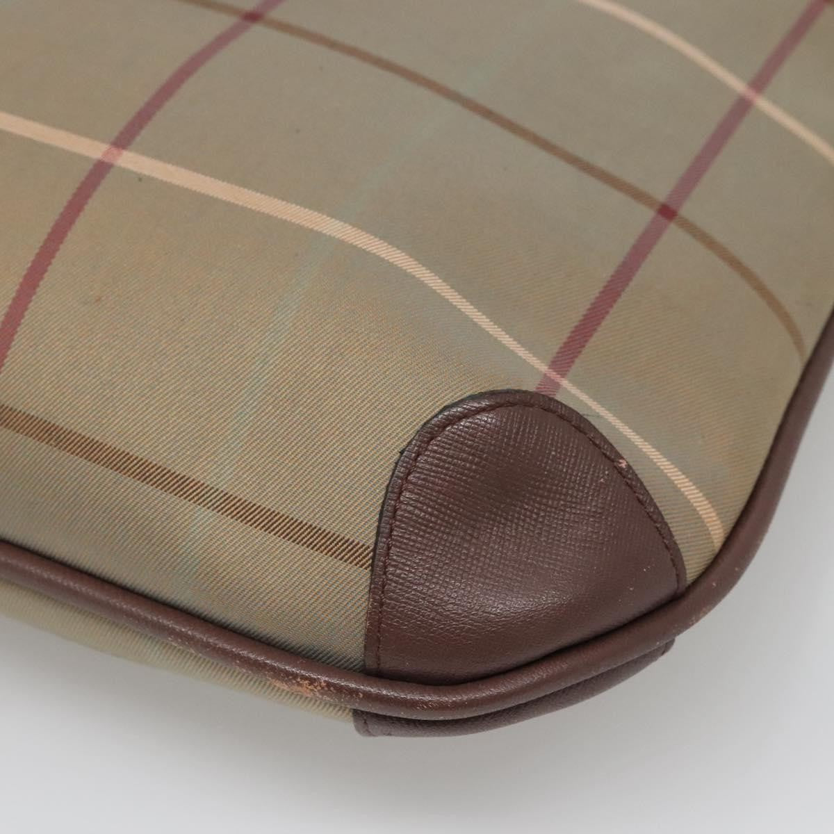 Burberry Nova Check Tote Canvas And Leather Beige Canvas Tote Bag