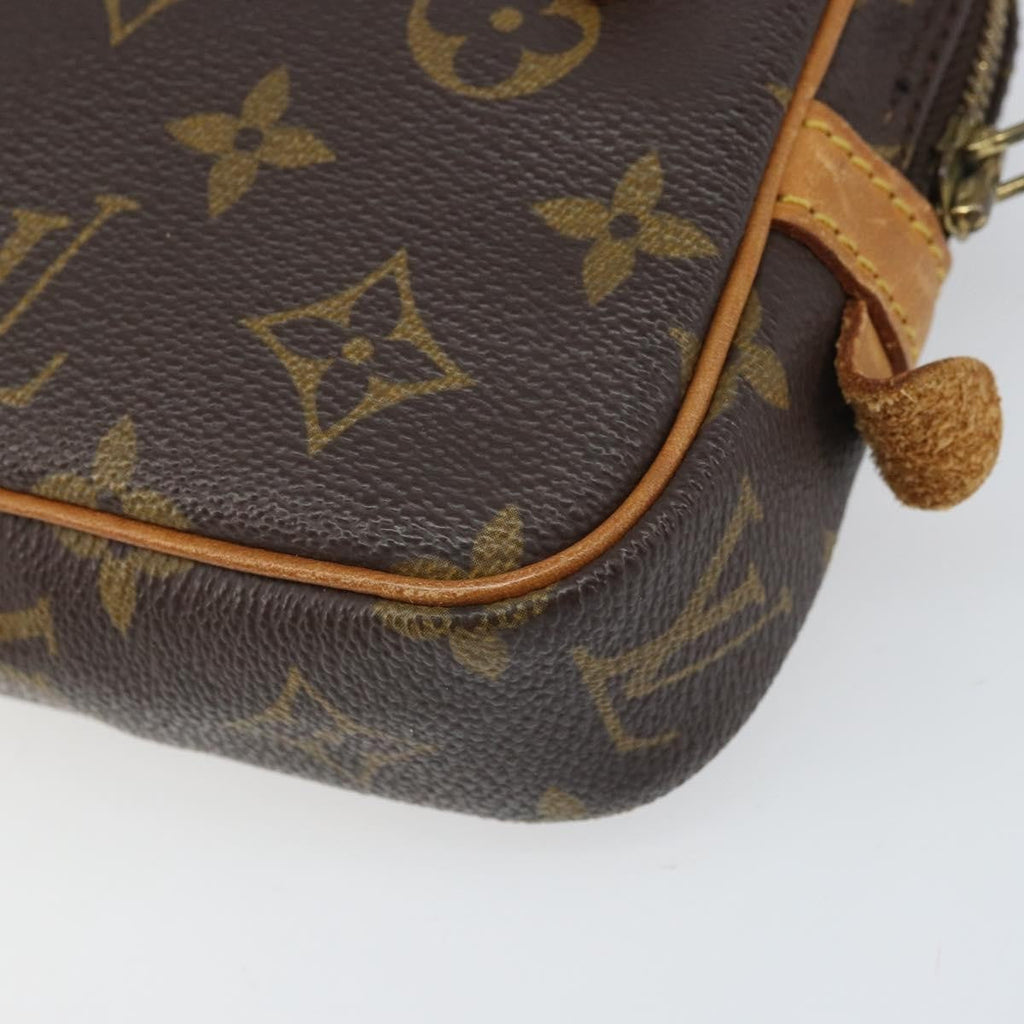 Louis Vuitton Pochette Marly Bandouliere Bag Monogram Canvas Brown Canvas Shoulder Bag
