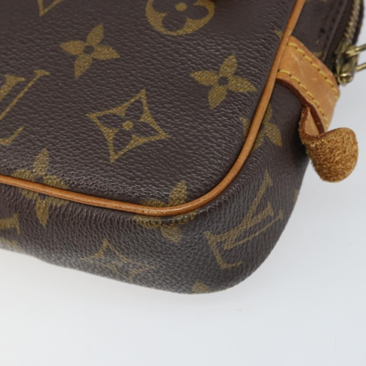 Louis Vuitton Pochette Marly Bandouliere Bag Monogram Canvas Brown Canvas Shoulder Bag