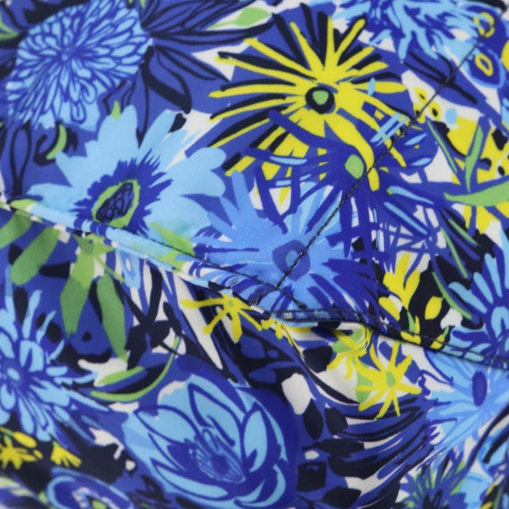 Prada Floreal Tote Printed Tessuto Blue Nylon Tote Bag Bag