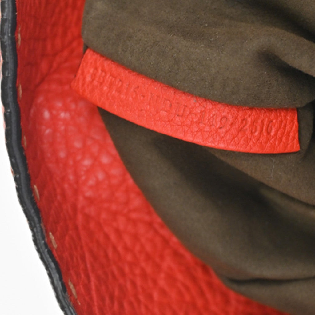 Fendi Selleria Anna Bucket Bag Leather Red Leather Tote Bag Bag