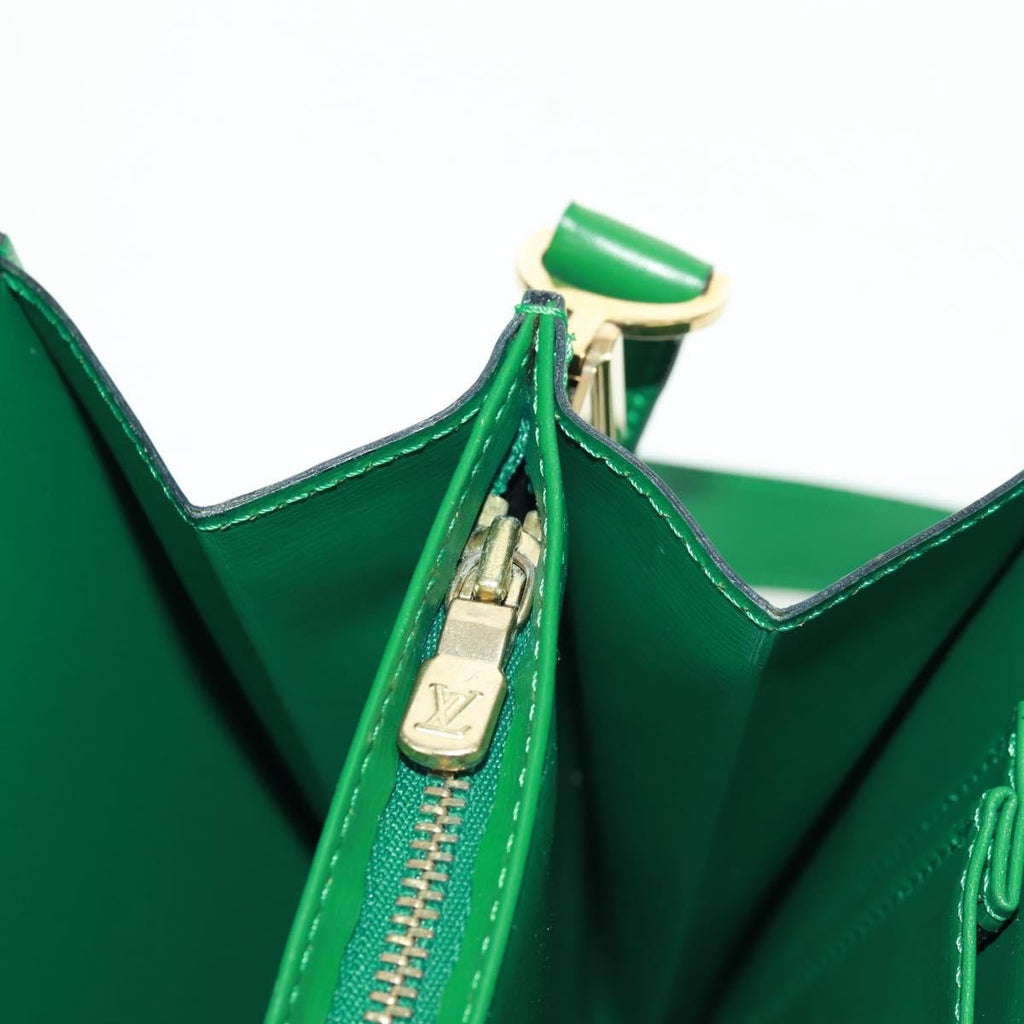 Louis Vuitton Capucines Shoulder Bag Epi Leather Green Leather Shoulder Bag