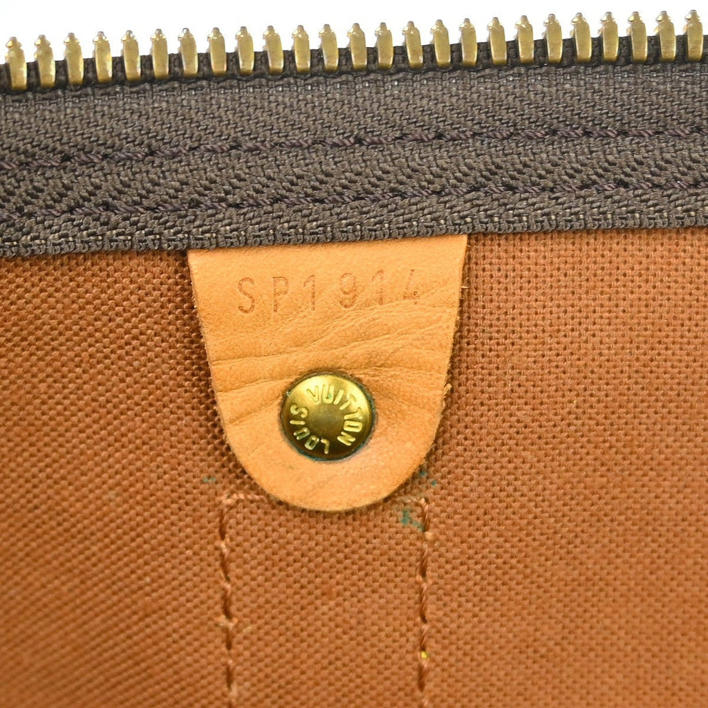 Louis Vuitton Keepall Bag Monogram Canvas Brown Canvas Travel Bag