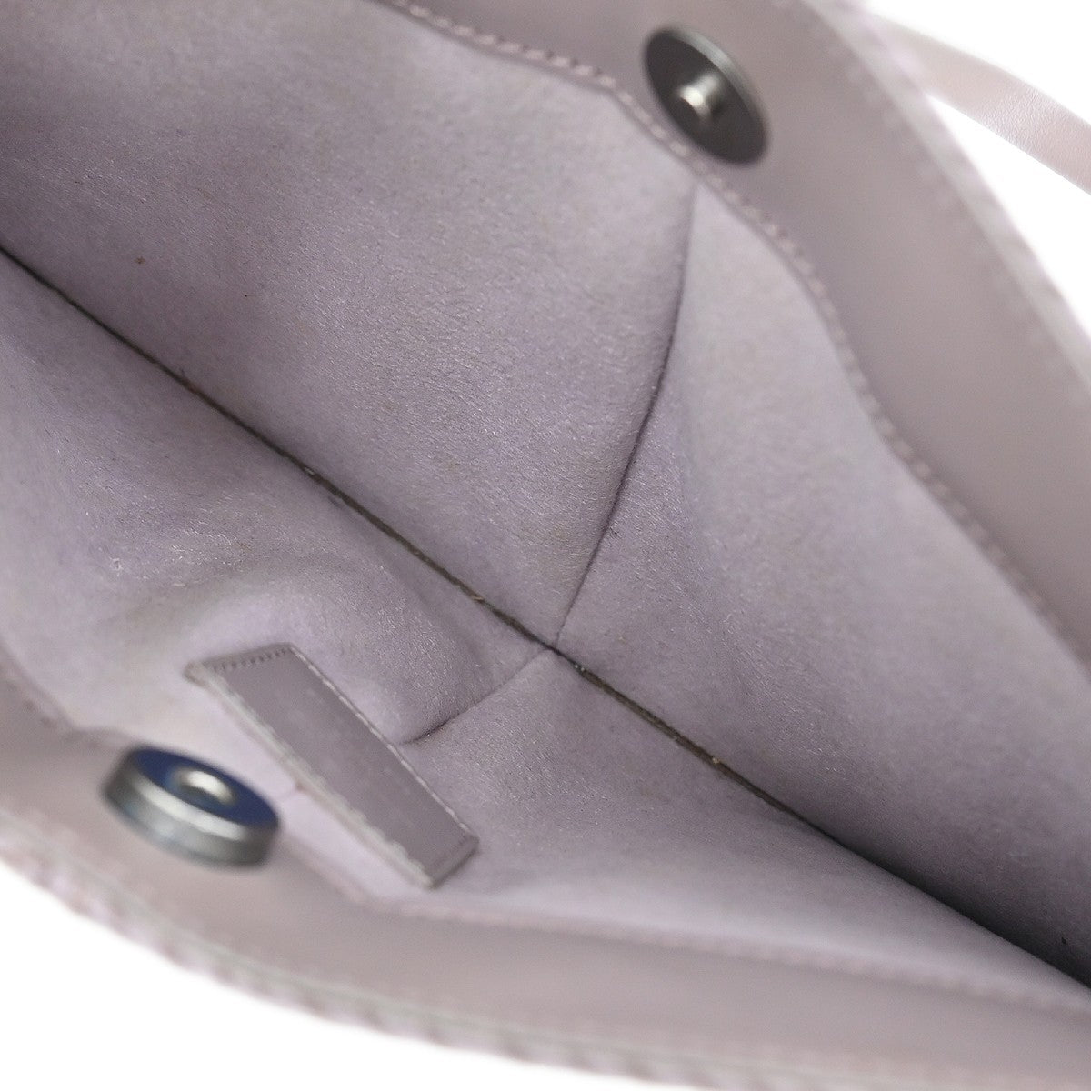 Louis Vuitton Demi Lune Pochette Epi Leather Purple Leather Shoulder Bag