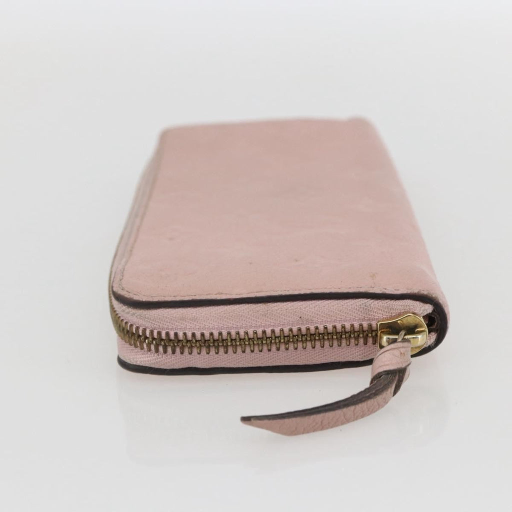 Louis Vuitton Clemence Wallet Monogram Empreinte Leather Pink Leather Wallets Accessory