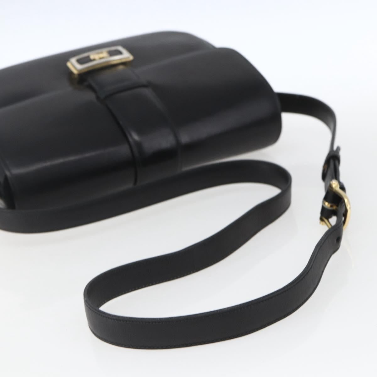 Celine Horse Carriage Shoulder Bag Leather Black Leather Shoulder Bag Bag