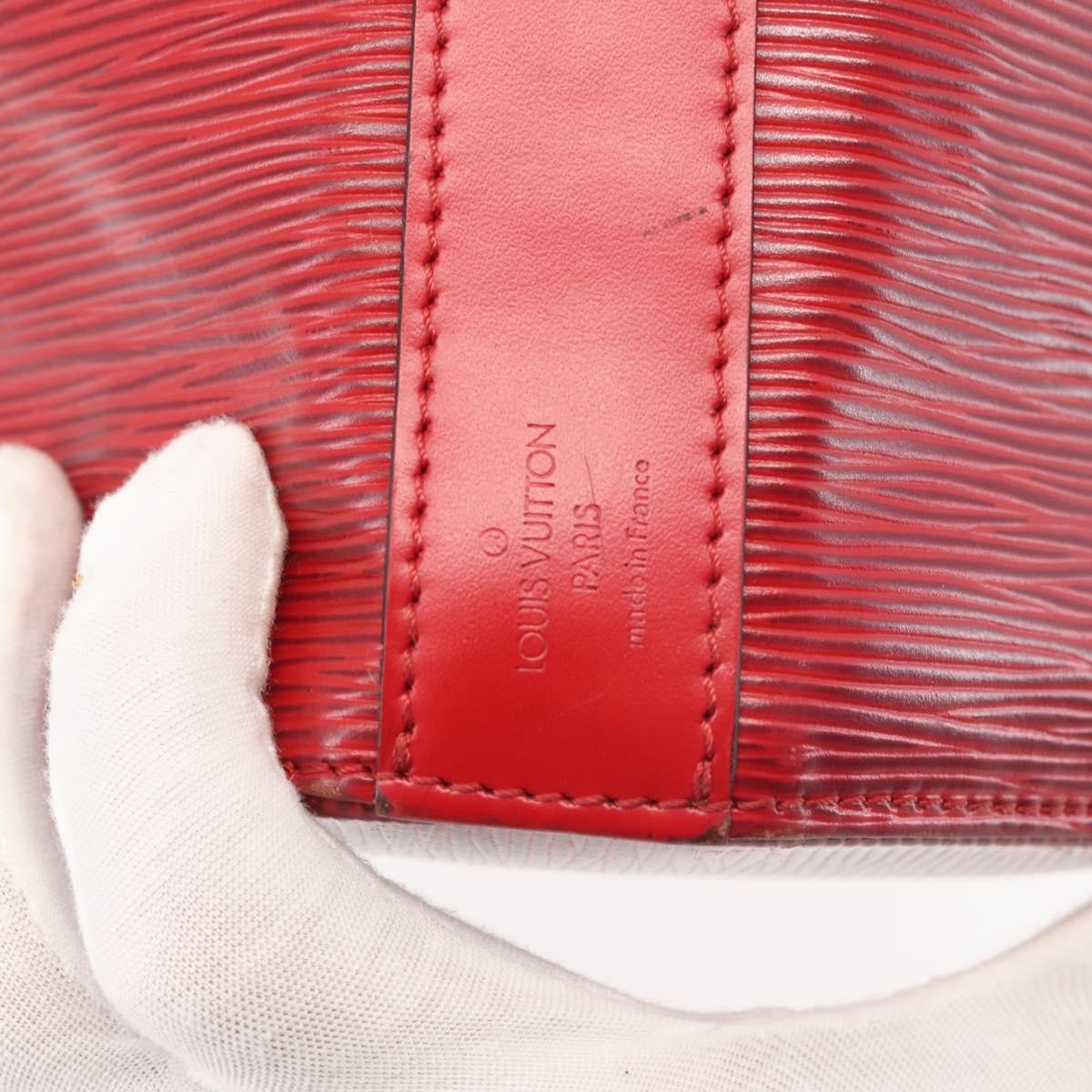 Louis Vuitton Vintage Sac D'epaule Handbag Epi Leather Red Leather Shoulder Bag