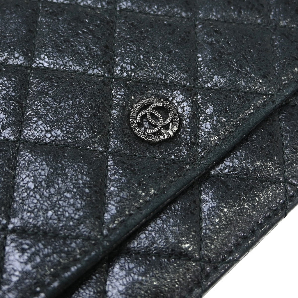 Chanel Wallet On Chain Leather Black Calfskin Crossbody Bag Bag