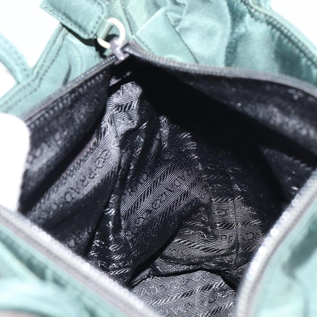 Prada Vintage Tote Tessuto Khaki Nylon Tote Bag Bag