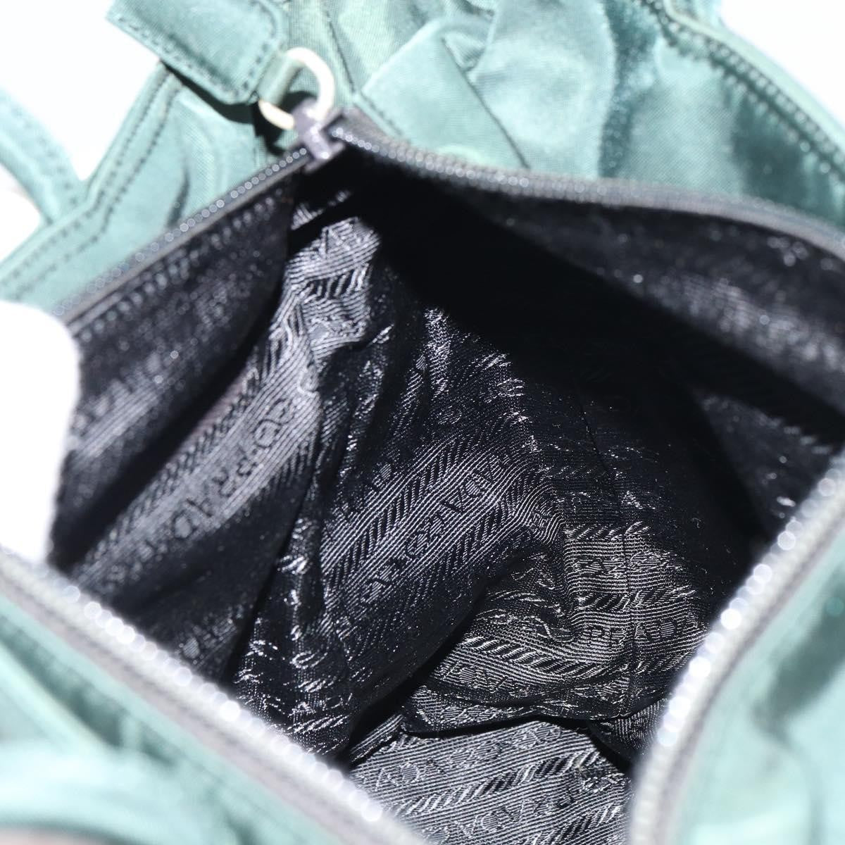 Prada Vintage Tote Tessuto Khaki Nylon Tote Bag Bag