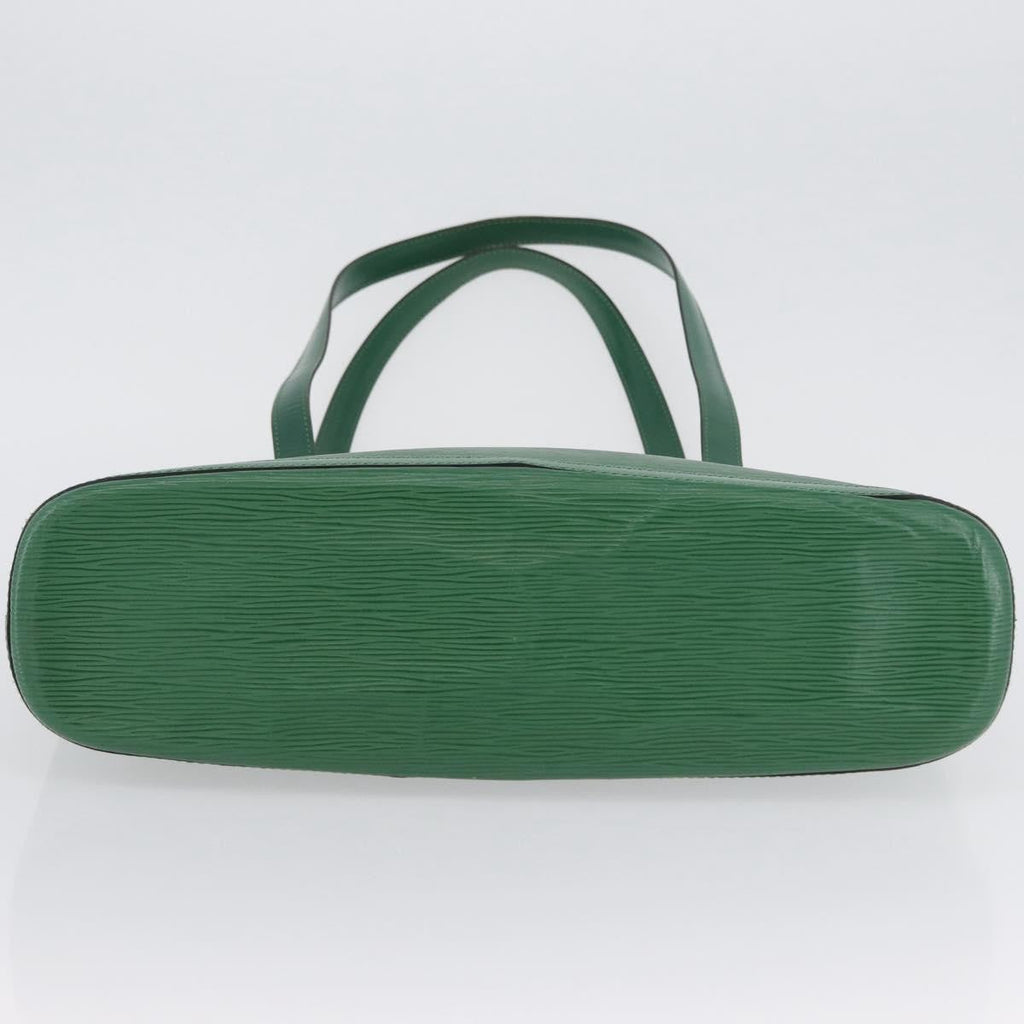 Louis Vuitton Lussac Handbag Epi Leather Green Leather Shoulder Bag
