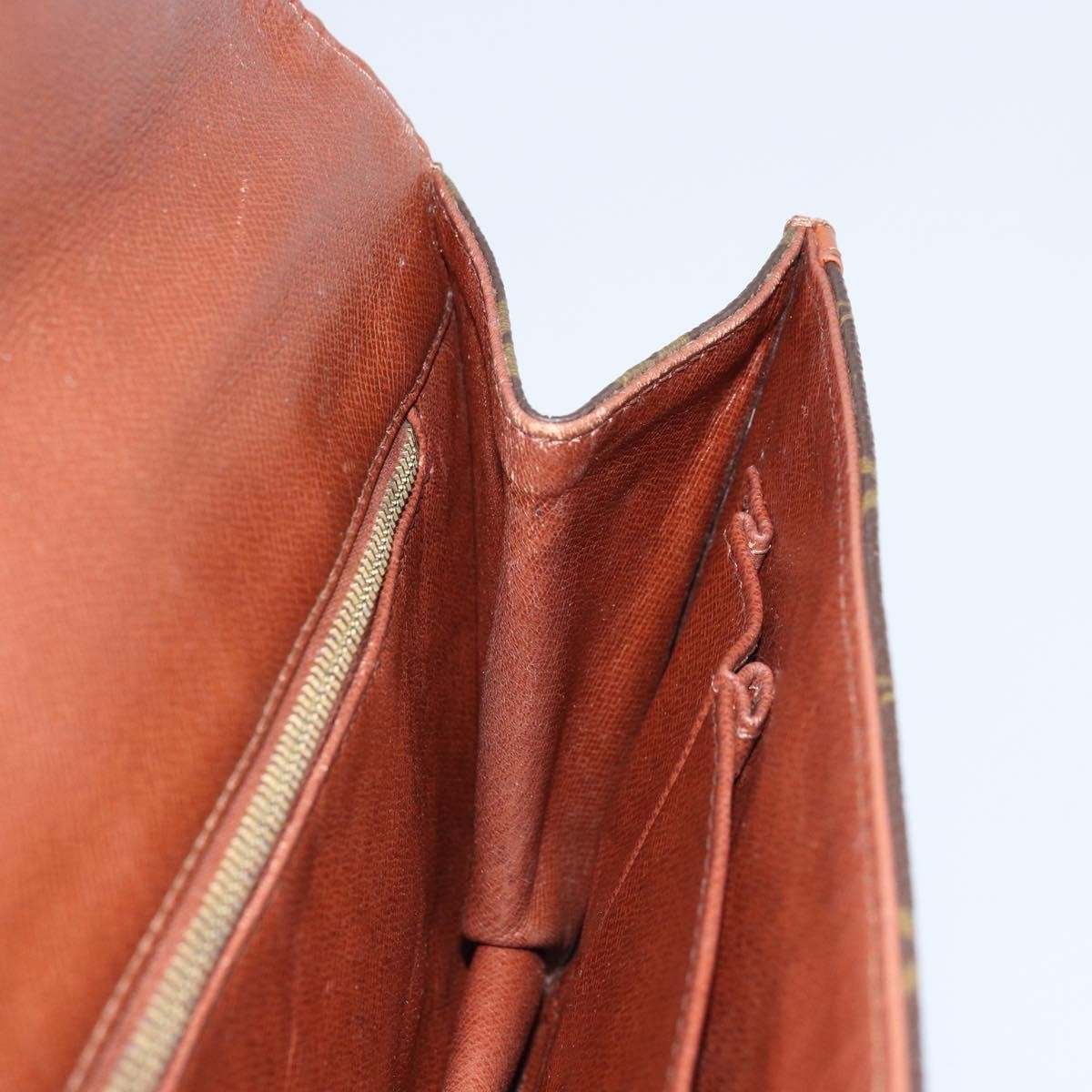 Louis Vuitton Dame Pochette Monogram Canvas Brown Canvas Clutche & Pouche Bag