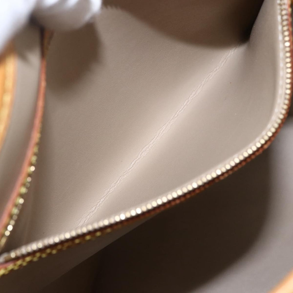 Louis Vuitton Bucket Bag Monogram Vernis Beige Patent_Leather Shoulder Bag