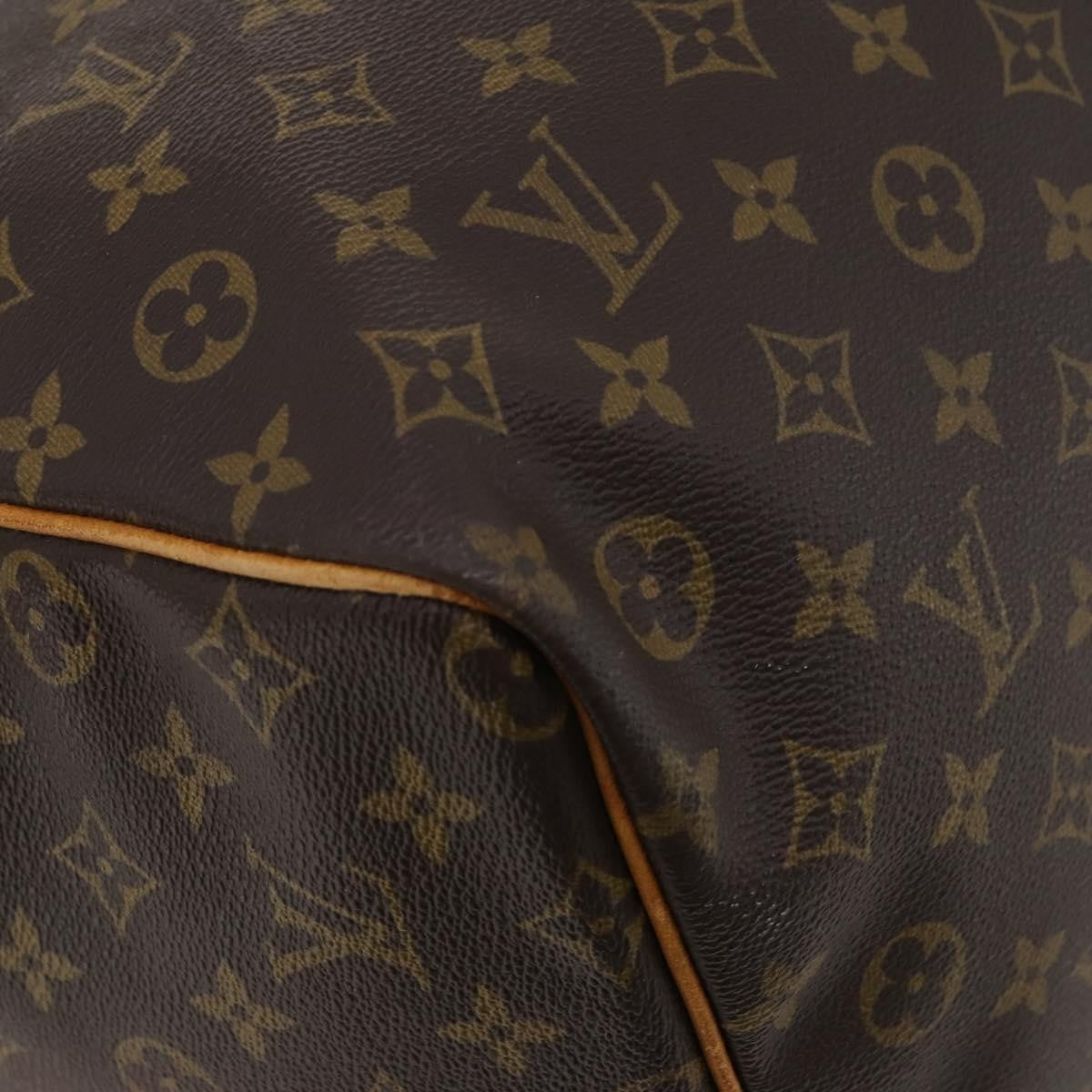 Louis Vuitton Keepall Bag Monogram Canvas Brown Canvas Travel Bag
