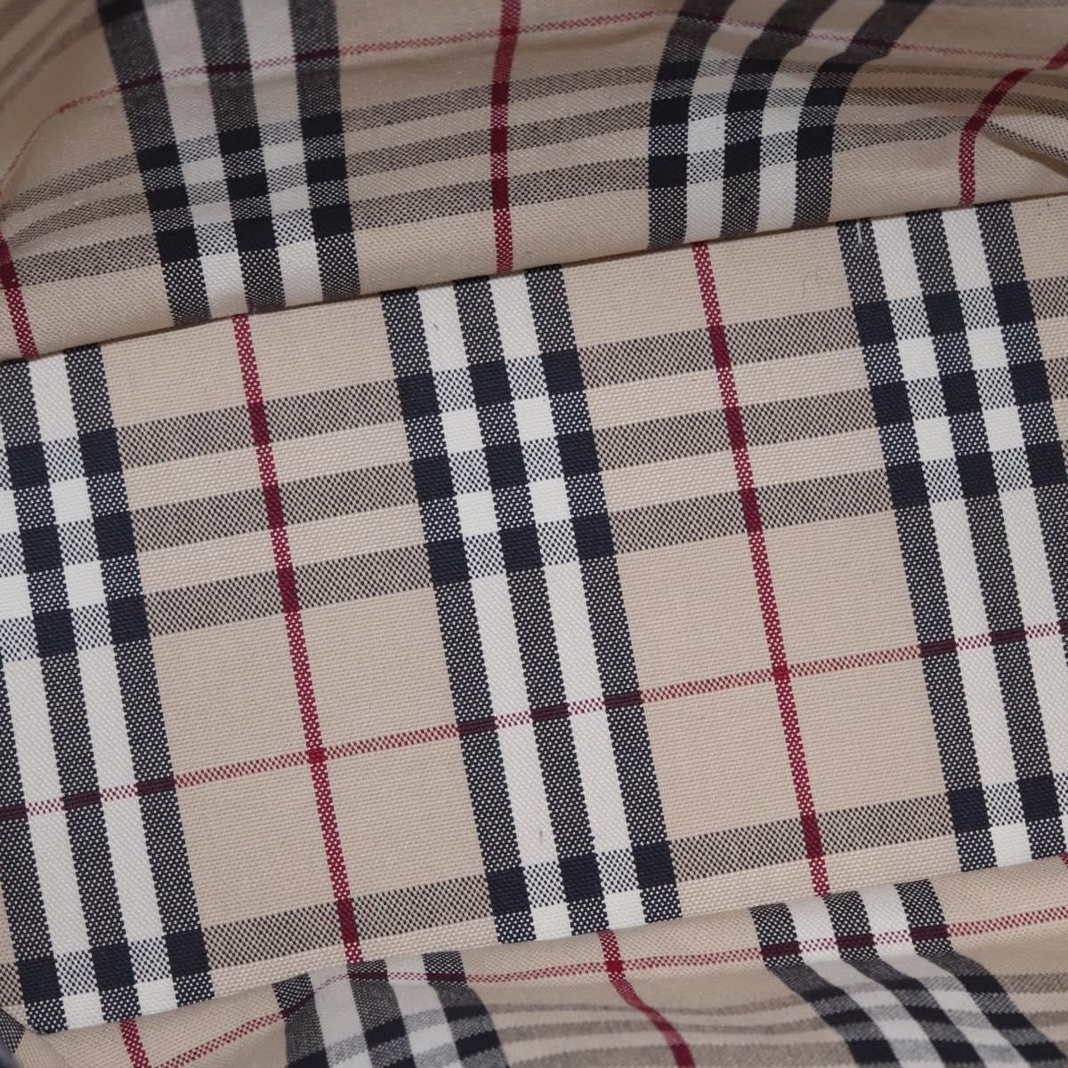 Burberry Nova Check Tote Canvas Check Pattern Beige Canvas Tote Bag
