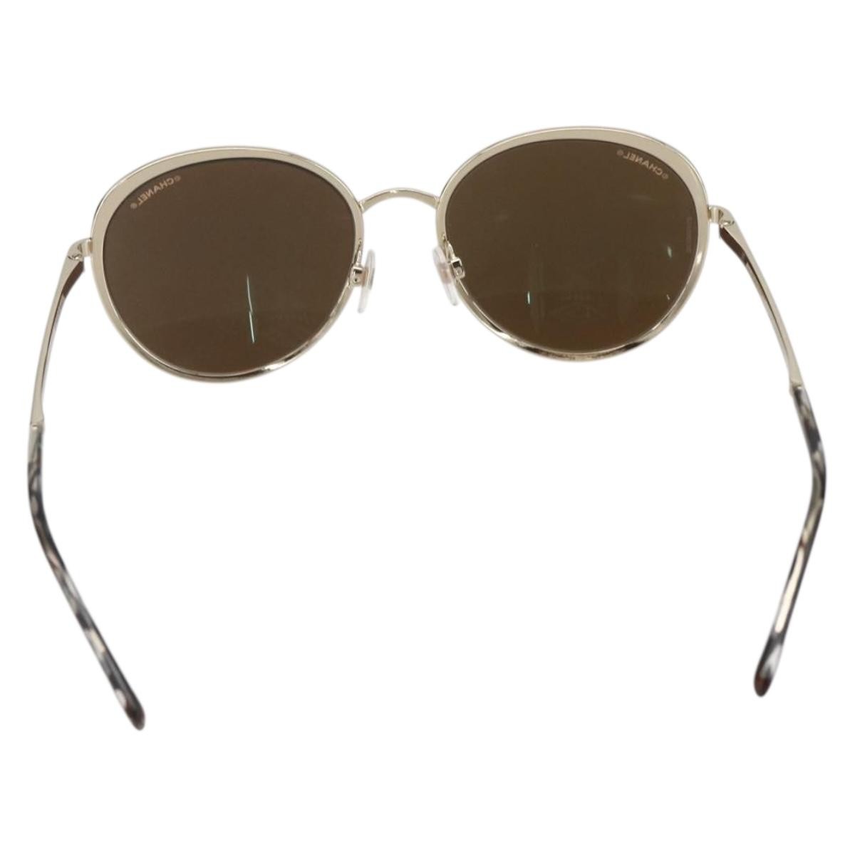 Chanel Logo Cc Sunglasses Metal Gold Metal Sunglasse Accessory