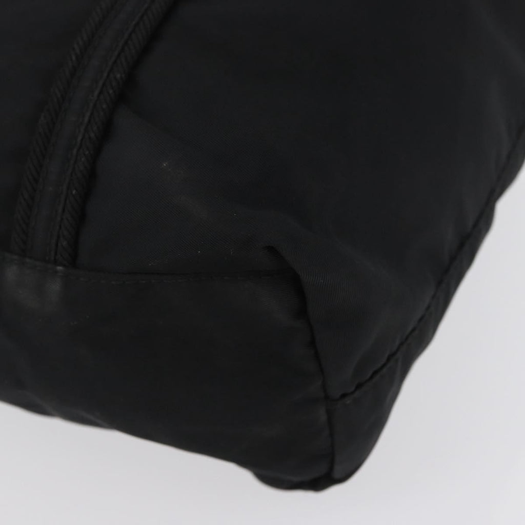 Prada Vintage Zip Tote Tessuto Black Nylon Tote Bag Bag
