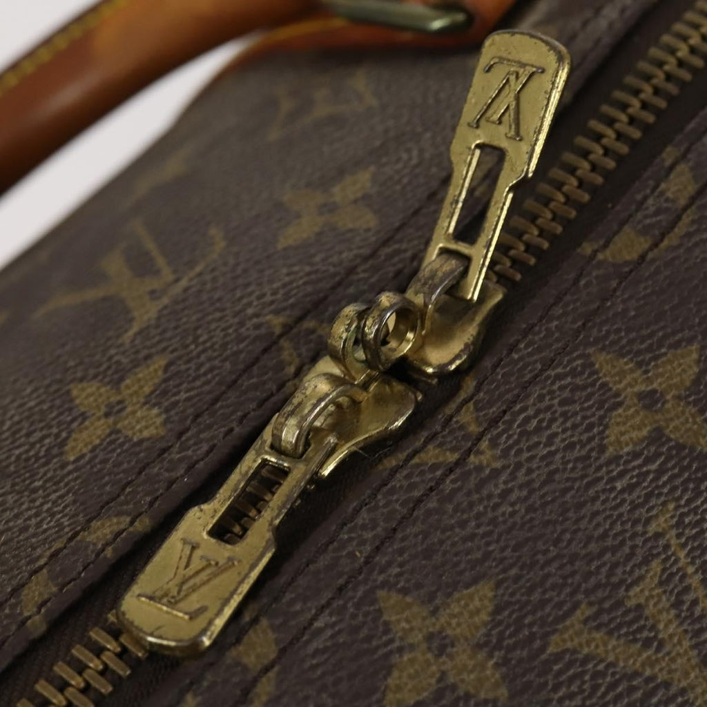 Louis Vuitton Keepall Bag Monogram Canvas Brown Canvas Travel Bag