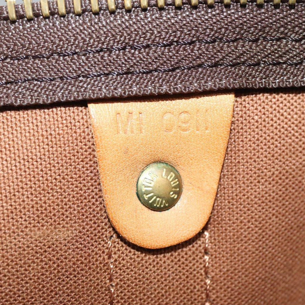 Louis Vuitton Keepall Bag Monogram Canvas Brown Canvas Travel Bag