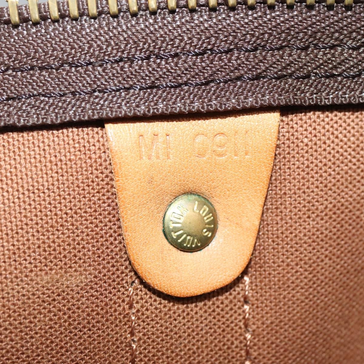 Louis Vuitton Keepall Bag Monogram Canvas Brown Canvas Travel Bag