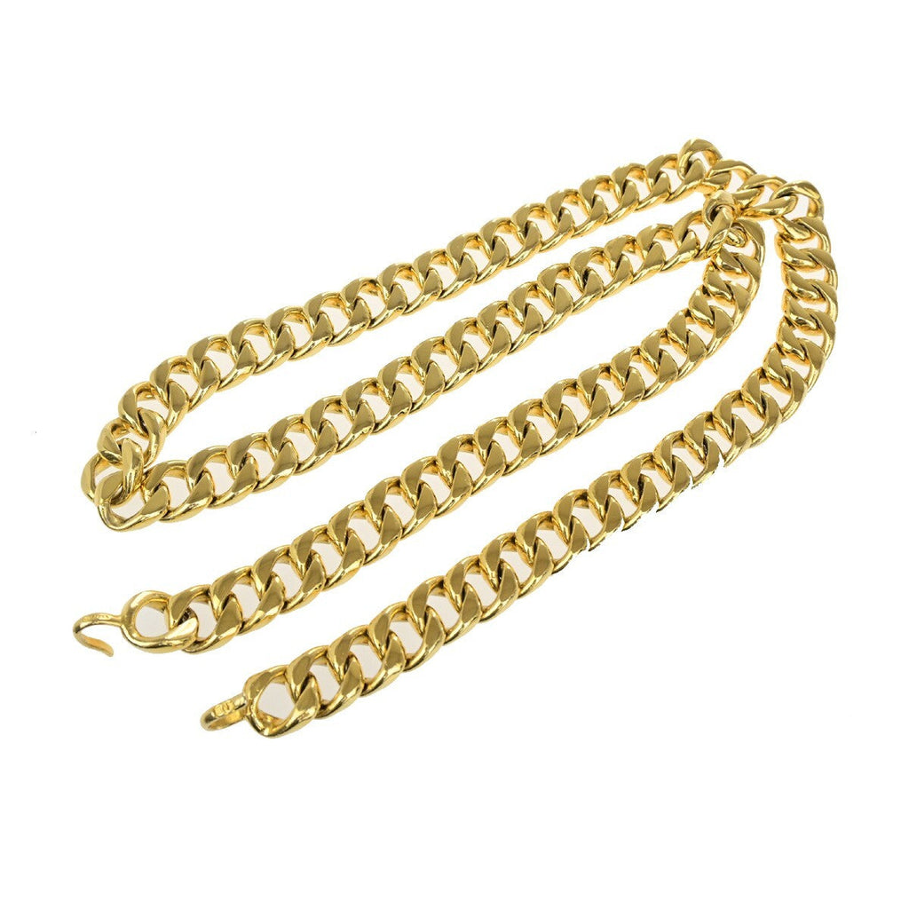 Chanel Cc Chunky Chain-Link Belt Gold-Plated Gold Gold_Plated Accessory