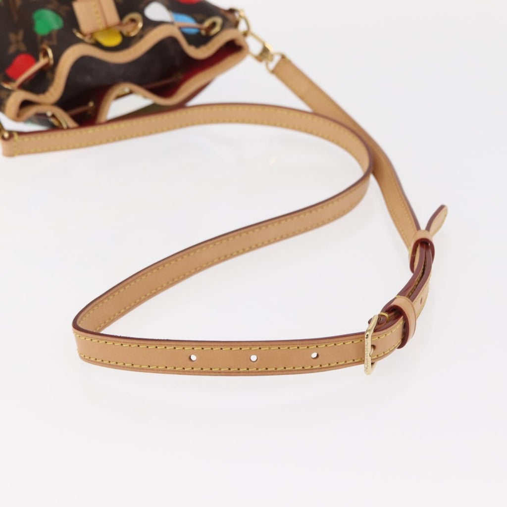 Louis Vuitton Noe Handbag Yayoi Kusama Painted Dots Monogram Canvas Brown Canvas Handbag