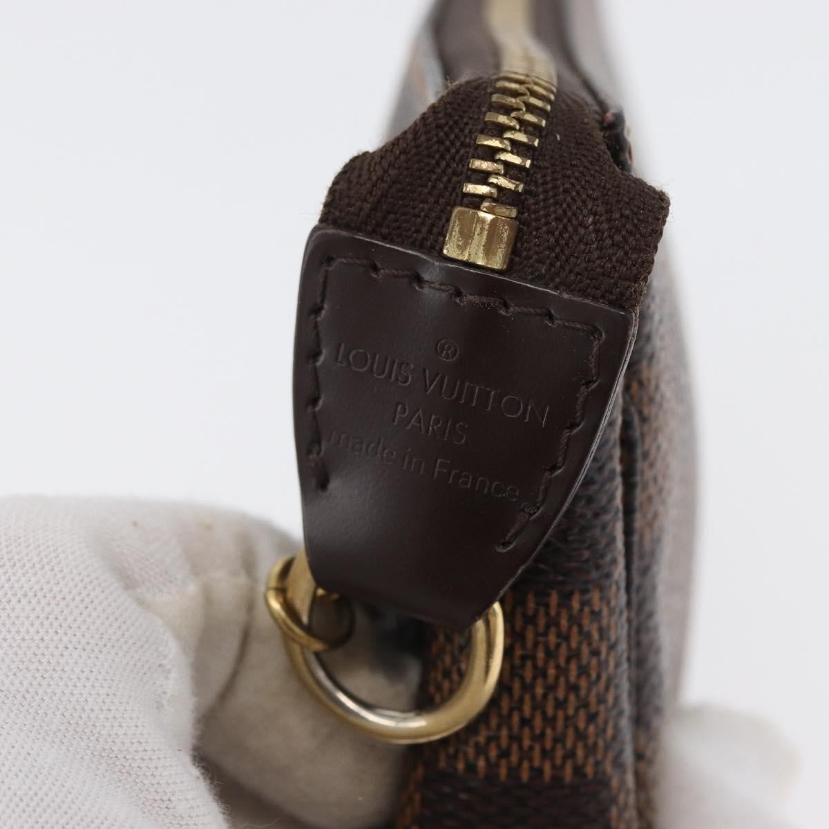 Louis Vuitton Pochette Accessoires Limited Edition Damier Brown Canvas Clutche & Pouche Bag