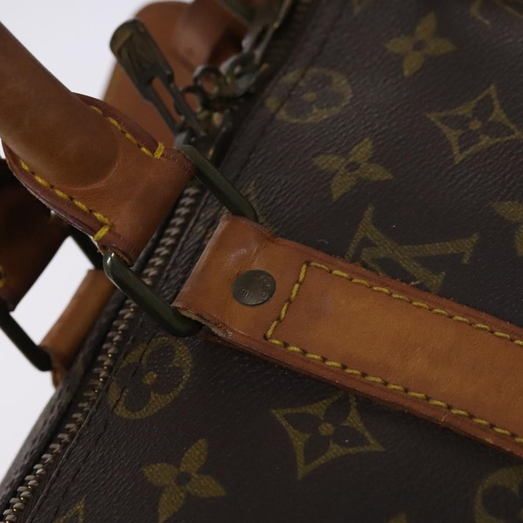 Louis Vuitton Keepall Bag Monogram Canvas Brown Canvas Travel Bag