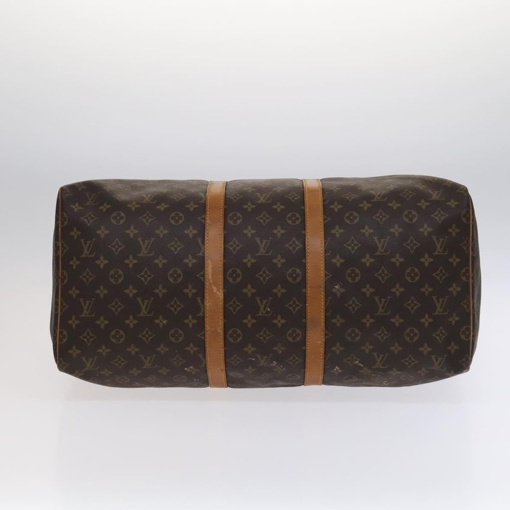 Louis Vuitton Keepall Bag Monogram Canvas Brown Canvas Travel Bag
