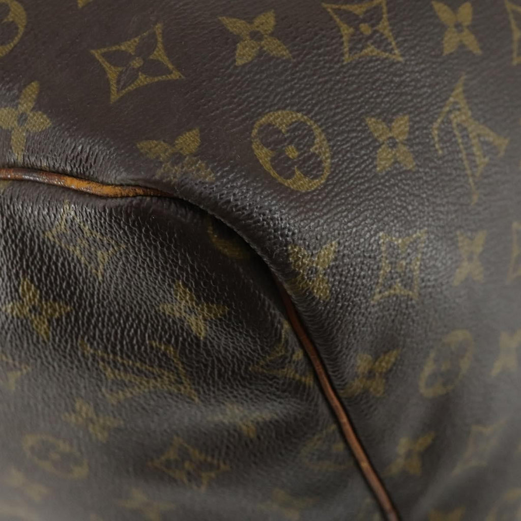 Louis Vuitton Keepall Bag Monogram Canvas Brown Canvas Travel Bag