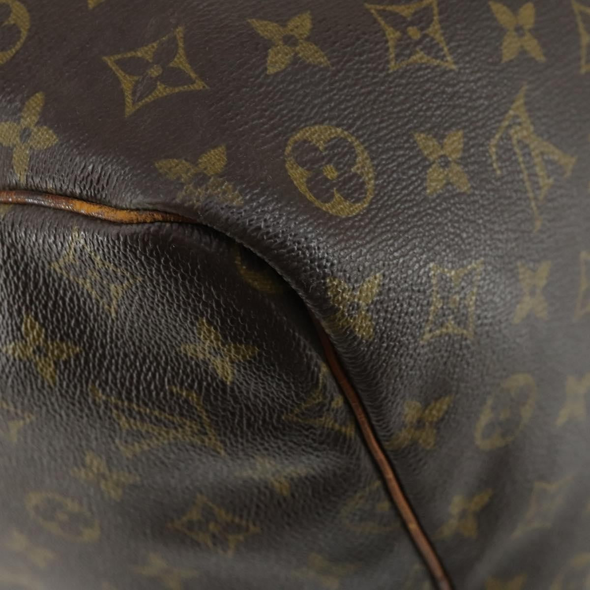 Louis Vuitton Keepall Bag Monogram Canvas Brown Canvas Travel Bag