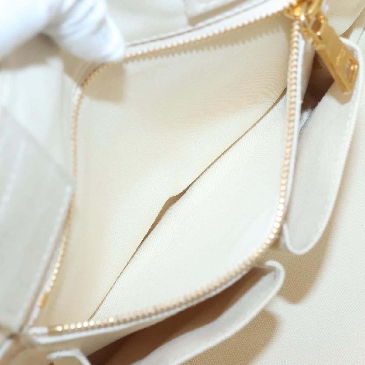 Prada Canapa Tote Canvas White Canvas Tote Bag Bag