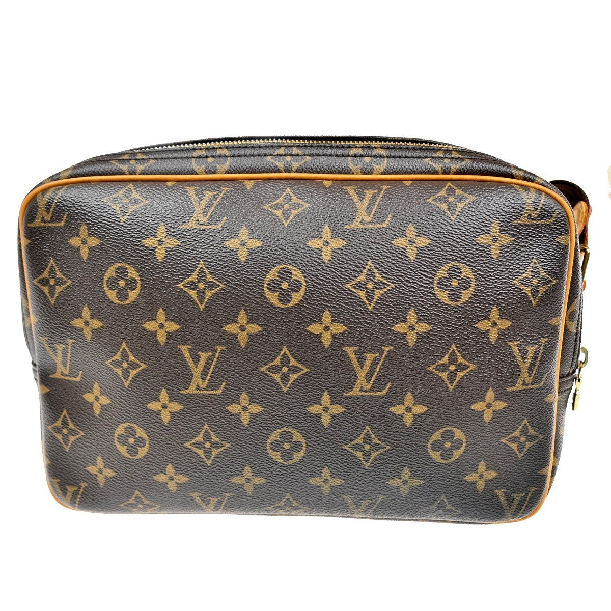 Louis Vuitton Reporter Bag Monogram Canvas Brown Canvas Shoulder Bag