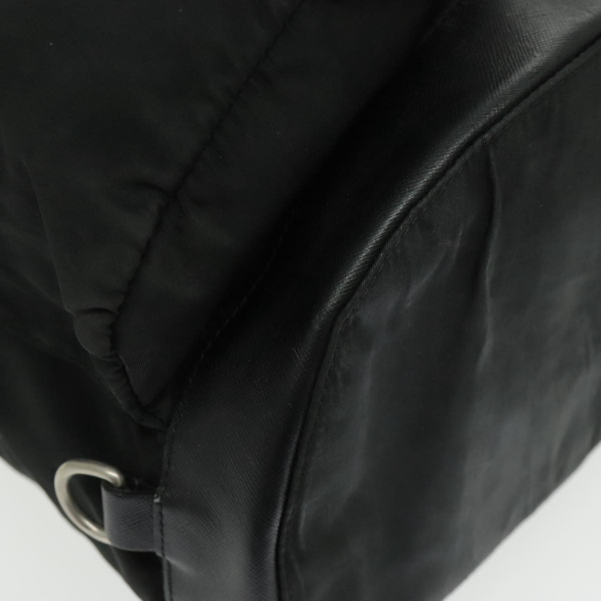 Prada Double Front Pocket Backpack Tessuto Black Nylon Backpack Bag