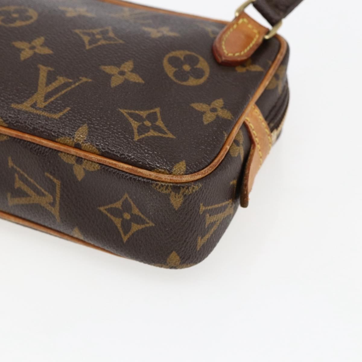 Louis Vuitton Pochette Marly Bandouliere Bag Monogram Canvas Brown Canvas Shoulder Bag