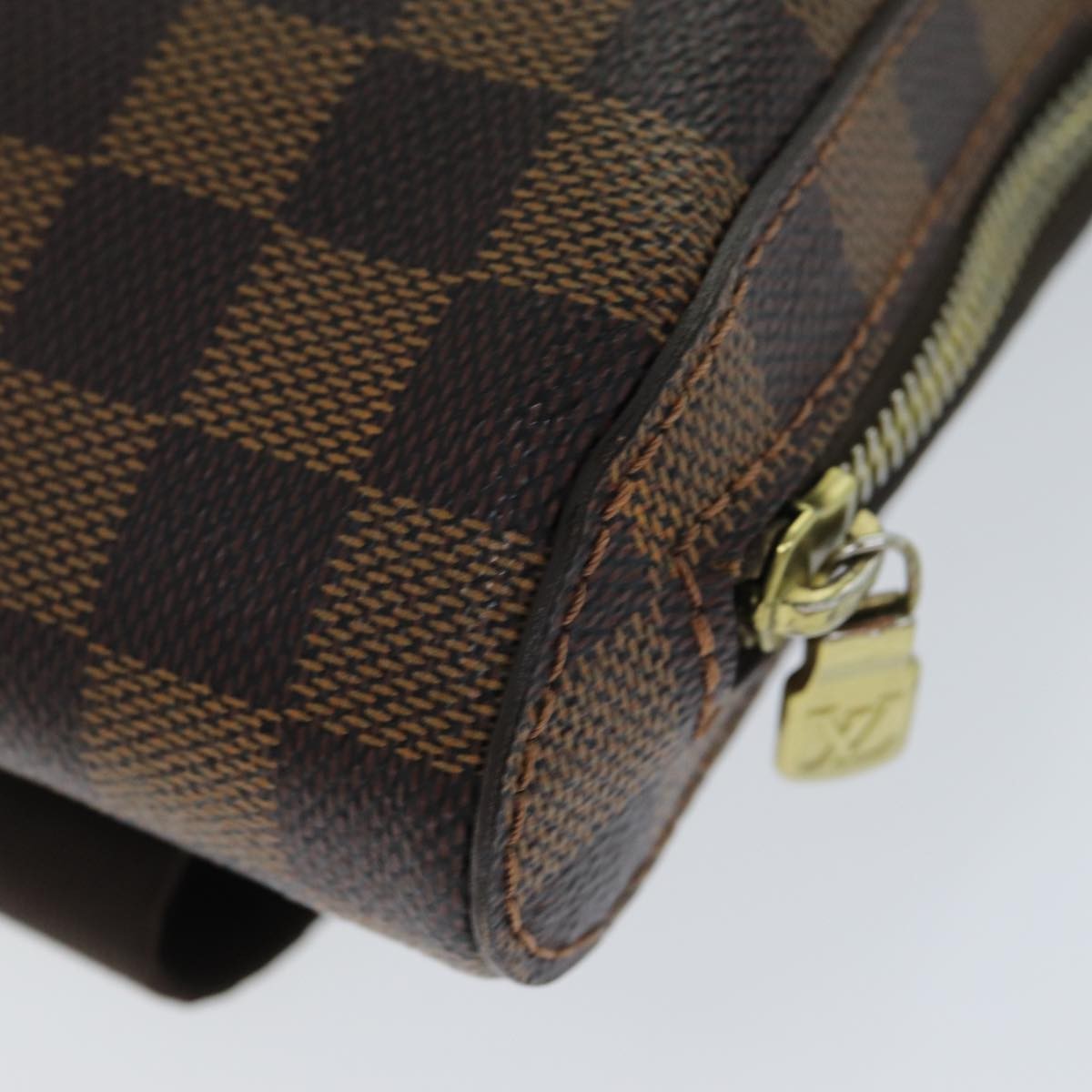 Louis Vuitton Geronimos Waist Bag Damier Brown Canvas Shoulder Bag