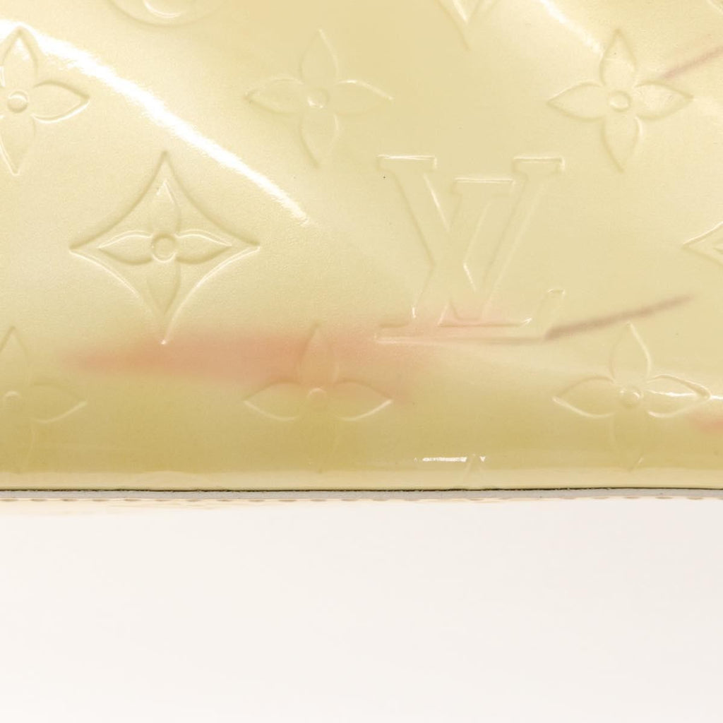 Louis Vuitton Reade Handbag Monogram Vernis Beige Patent_Leather Tote Bag