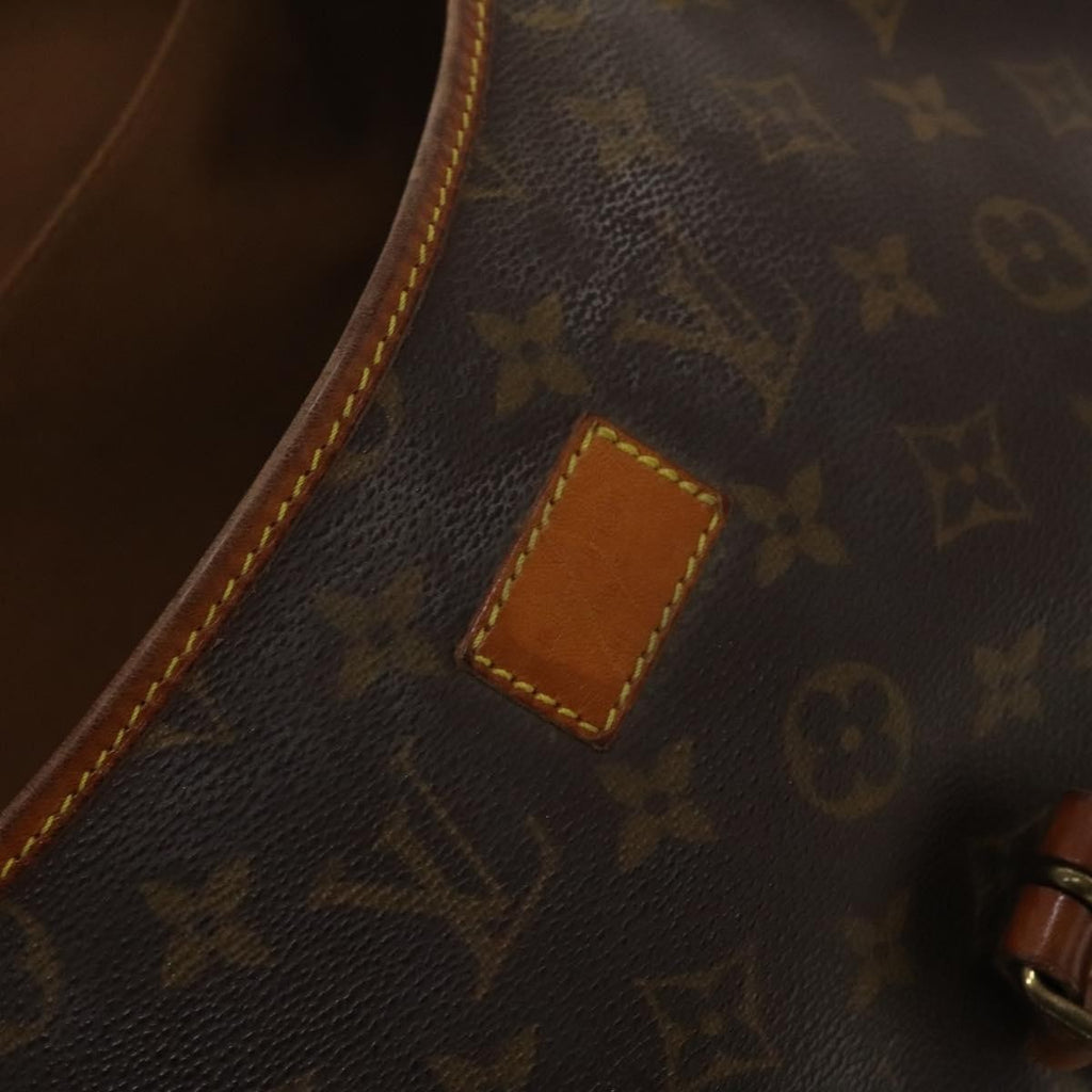 Louis Vuitton Saumur Handbag Monogram Canvas Brown Canvas Shoulder Bag