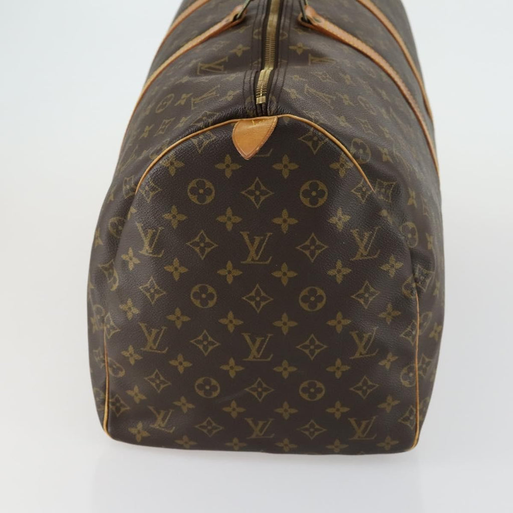 Louis Vuitton Keepall Bag Monogram Canvas Brown Canvas Travel Bag